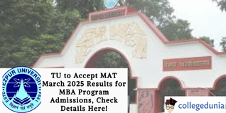 TU to Accept MAT March 2025 Results for MBA Program Admissions, Check Details Here!